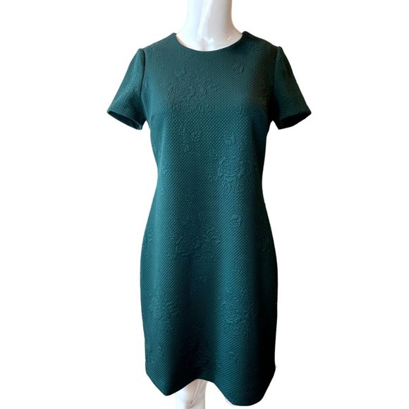 Calvin Klein | Dresses | Calvin Klein Women Floral Embossed Bodycon ...
